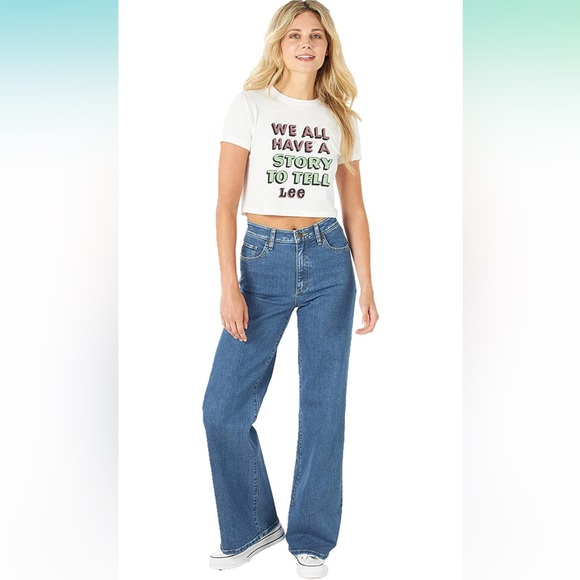 Lee’s women’s high rise A line jeans - Picture 2 of 7